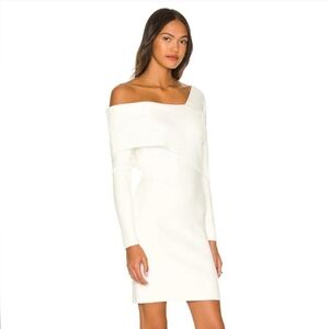 Elegant Off-Shoulder White Dress